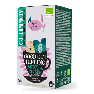 Herbatka Imbirowo-Miętowa na Trawienie BIO 30 g - Clipper - Ekochatka