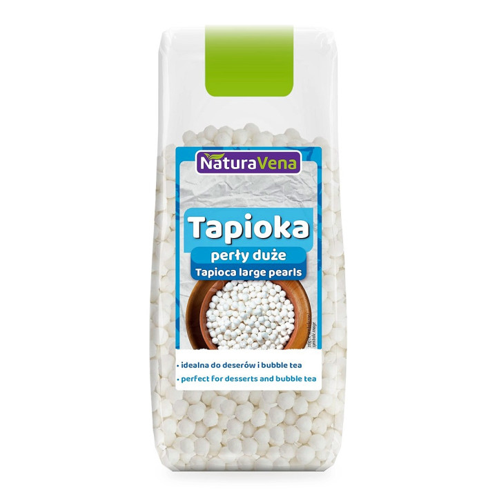 Tapioka Perły Duże Bezglutenowe 250 g - Naturavena - Ekochatka