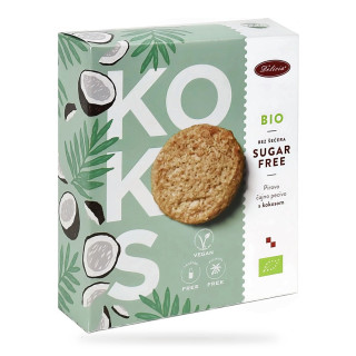 Ciastka Orkiszowe Kokosowe bez Cukru BIO 135 g - Delicia - Ekochatka