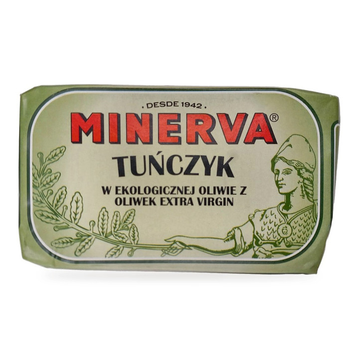Tuńczyk w Oliwie z Oliwek Extra Virgin 120 g - Minerva - Ekochatka
