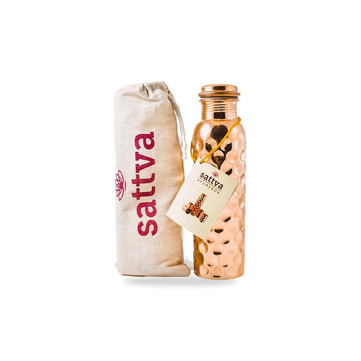 Butelka Miedziana Diamond Ajurwedyjska 650 ml - Sattva - Ekochatka