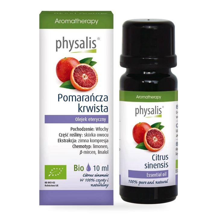 Olejek Eteryczny Pomarańcza Krwista BIO 10 ml - Physalis - Ekochatka