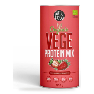 Białko Vege MIX Truskawka BIO 500 g - Diet-food - Ekochatka