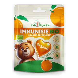 Lizaki dla Dzieci na Odporność Immunisie o Smaku Pomarańczowym BIO 60 g (10 szt.) - Kids Organica