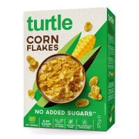 Płatki Kukurydziane bez Cukru Bezglutenowe BIO 375 g - Turtle