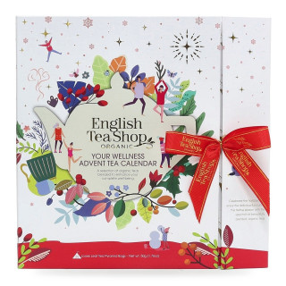 Kalendarz Adwentowy Herbaty Piramidki 13 Smaków BIO 50 g - English Tea Shop Organic