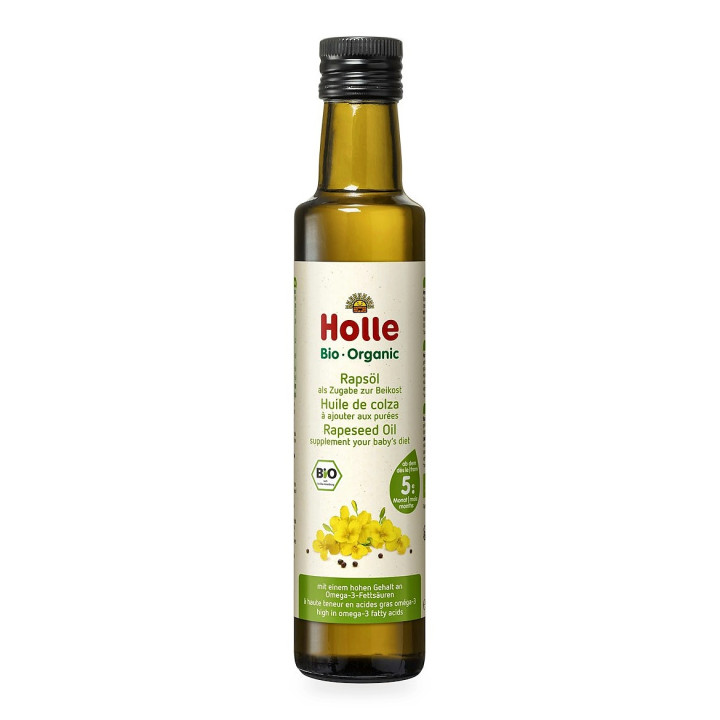 Olej Rzepakowy Tłoczony na Zimno Omega-3 Dla Dzieci BIO 250 ml - Holle