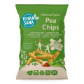 Chrupki z Grochu o Smaku Harissy Bezglutenowe BIO 75 g - Terrasana