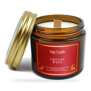 Świeca Sojowa Zapachowa Grzane Wino 120 ml - Your Candle - Ekochatka