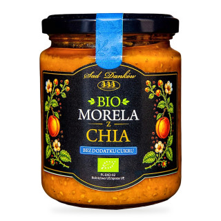 Morela z Chia Bez Dodatku Cukrów BIO 240 g - Sad Danków - Ekochatka