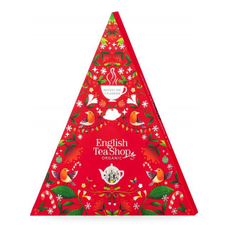 Kalendarz Adwentowy Herbaty Piramidki 13 Smaków BIO 50 g - English Tea Shop Organic