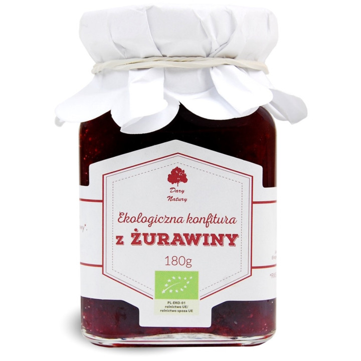 Konfitura z Żurawiny BIO 180g | DARY NATURY - inne - Ekochatka