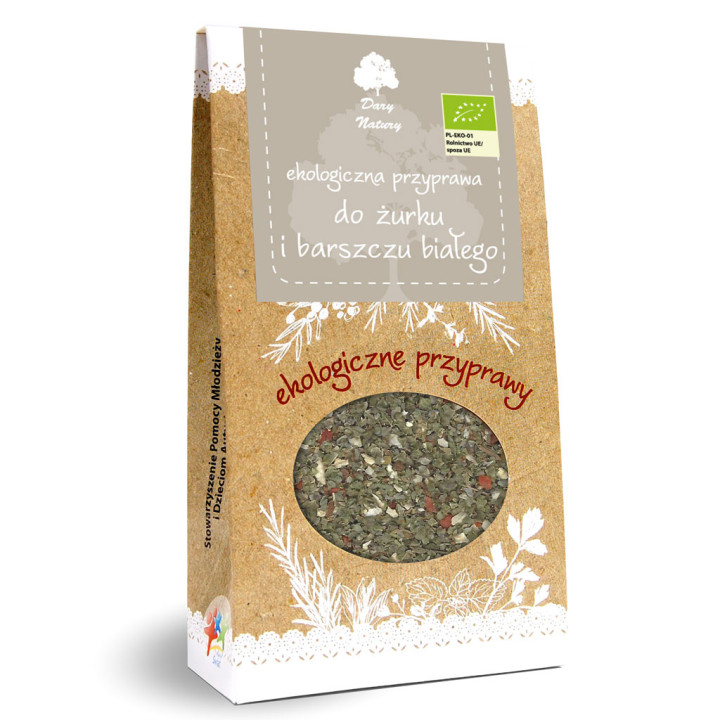 Przyprawa do Żurku i Barszczu Białego BIO 50g | DARY NATURY - przyprawy i zioła - Ekochatka