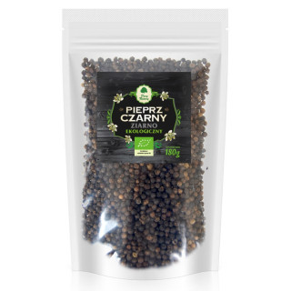 Pieprz Czarny Ziarnisty (Uzupełnienie) BIO 180g | DARY NATURY - przyprawy i zioła - Ekochatka