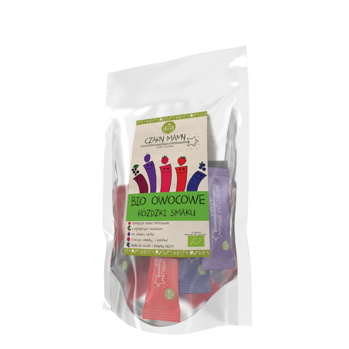 Różdżki Smaku Owocowe (Liofilizowane Owoce) BIO (10x2g) 20g | HELPA - Ekochatka