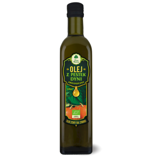 Olej z Pestek Dyni Tłoczony na Zimno BIO 500ml | DARY NATURY - inne - Ekochatka