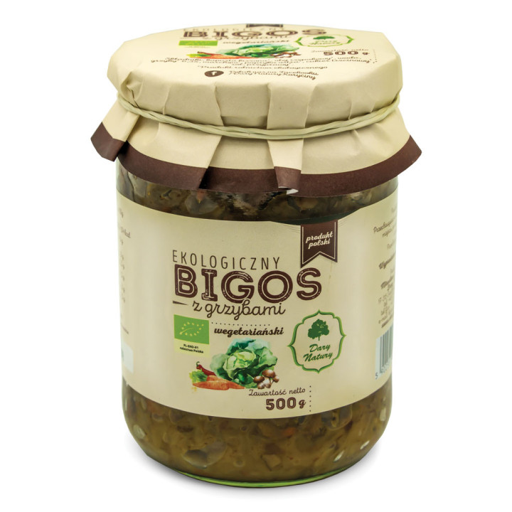 Bigos Wegański z Grzybami BIO 500g | DARY NATURY - inne - Ekochatka