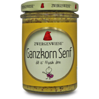 Musztarda Francuska Bezglutenowa BIO 160ml | ZWERGENWIESE - Ekochatka