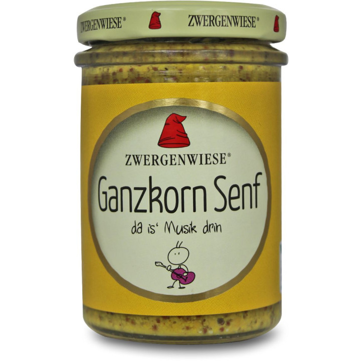 Musztarda Francuska Bezglutenowa BIO 160ml | ZWERGENWIESE - Ekochatka