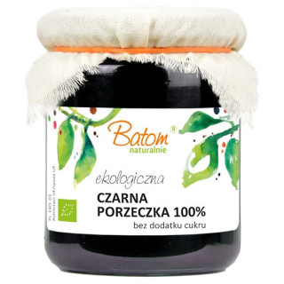 Czarna Porzeczka 100 % bez Dodatku Cukrów BIO 260g | BATOM - Ekochatka