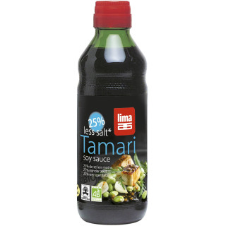 SOS Sojowy Tamari 25 % Mniej Soli Bezglutenowy BIO 500ml | LIMA - Ekochatka
