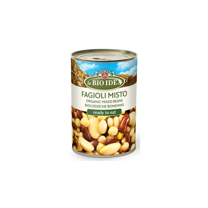 Fasola Mix w Zalewie BIO 400g (240g) | LA BIO IDEA - Ekochatka