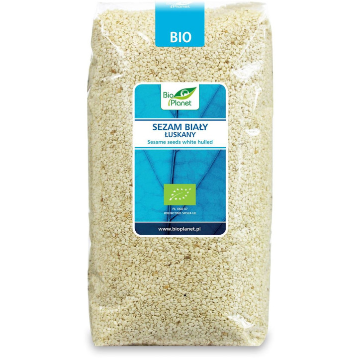 Sezam Biały Łuskany BIO 1kg | BIO PLANET - Ekochatka