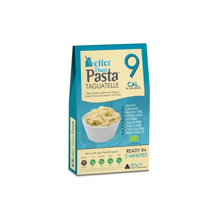 Makaron (Konjac) Tagliatelle Bezglutenowy BIO 385g (300g) | BETTER THAN FOODS - Ekochatka