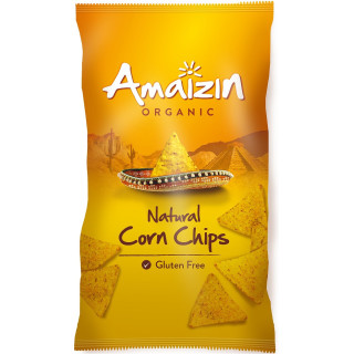 Chipsy Tortilla Kukurydziane Solone Bezglutenowe BIO 250g | AMAIZIN - Ekochatka
