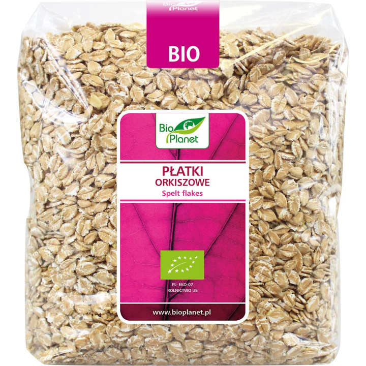 Płatki Orkiszowe BIO 1kg | BIO PLANET - Ekochatka