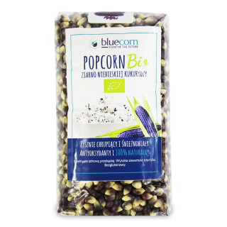 Popcorn (Ziarno Kukurydzy Niebieskiej) Bezglutenowe BIO 350g | POPCROP - Ekochatka
