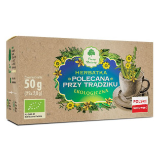Herbatka Polecana Przy Trądziku BIO (25x2g) 50g | DARY NATURY - herbatki - Ekochatka