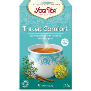 Herbatka na Gardło (Throat Comfort) BIO (17x1,9g) 32,3g | YOGI TEA - Ekochatka