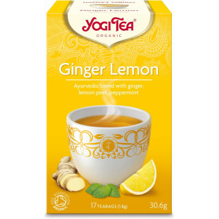 Herbatka Imbirowo Cytrynowa (Ginger Lemon) BIO (17x1,8g) 30,6g | YOGI TEA - Ekochatka