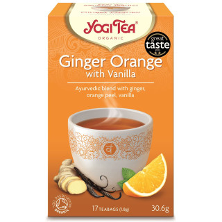 Herbatka Imbirowo Pomarańczowa z Wanilią (Ginger Orange With Vanilla)  | YOGI TEA - Ekochatka