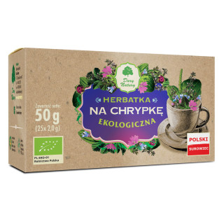 Herbatka na Chrypkę BIO (25x2g) 50g | DARY NATURY - herbatki - Ekochatka