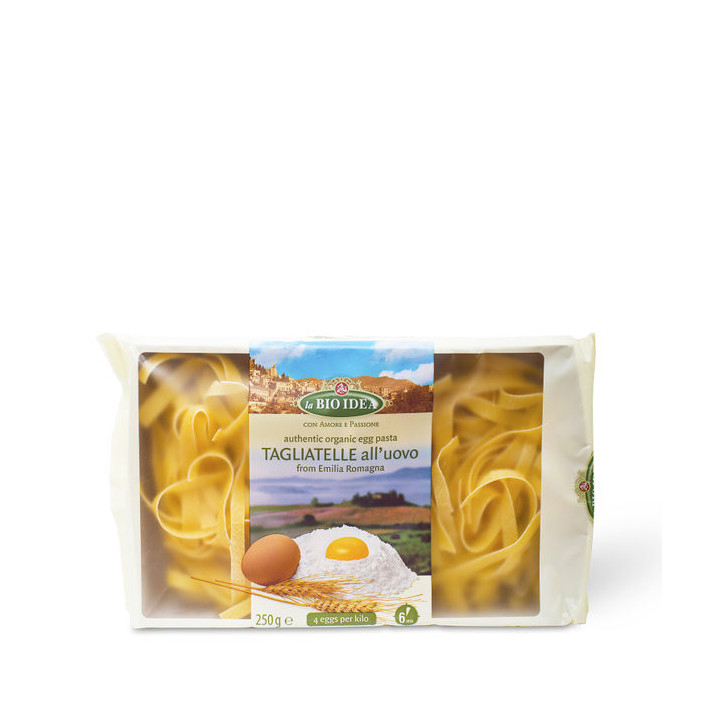 Makaron (Semolinowy Jajeczny) Tagliatelle BIO 250g | LA BIO IDEA - Ekochatka