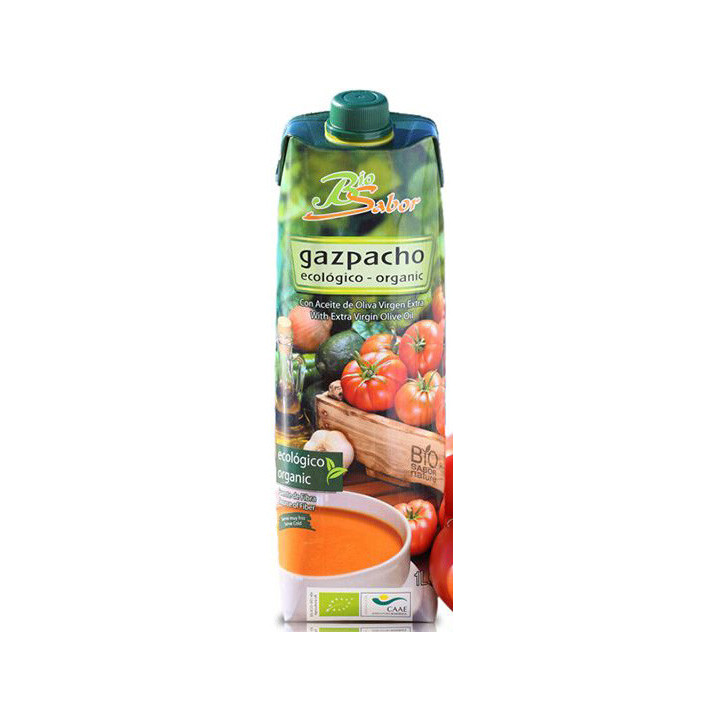Gazpacho (Hiszpańska Zupa Warzywna) BIO 1l | BIOSABOR - Ekochatka
