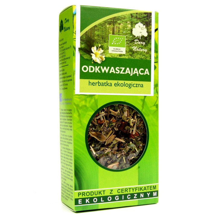 Herbatka Odkwaszająca BIO 50g | DARY NATURY - herbatki - Ekochatka