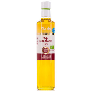 Olej z Zarodków Rzepaku do Smażenia Tłoczony na Zimno BIO 500ml | OLANDIA - Ekochatka