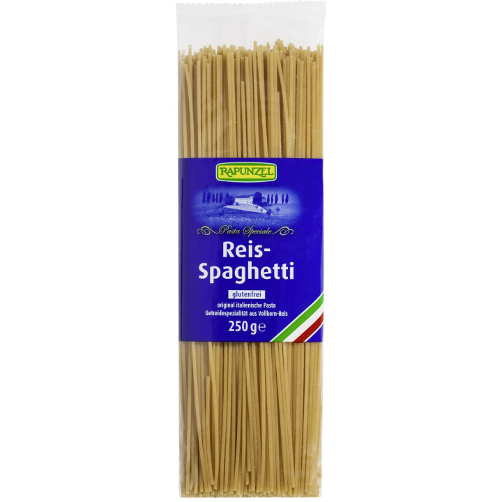 Makaron (Ryżowy Razowy) Spaghetti Bezglutenowy BIO 250g | RAPUNZEL - Ekochatka