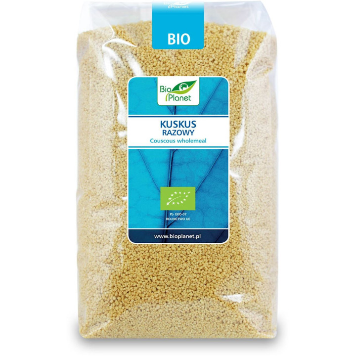 Kasza Kuskus Razowy BIO 1kg | BIO PLANET - Ekochatka