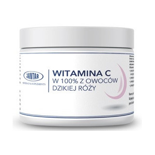 Witamina C z Dzikiej Róży w Proszku (1000 mg) 300g | JANTAR - Ekochatka