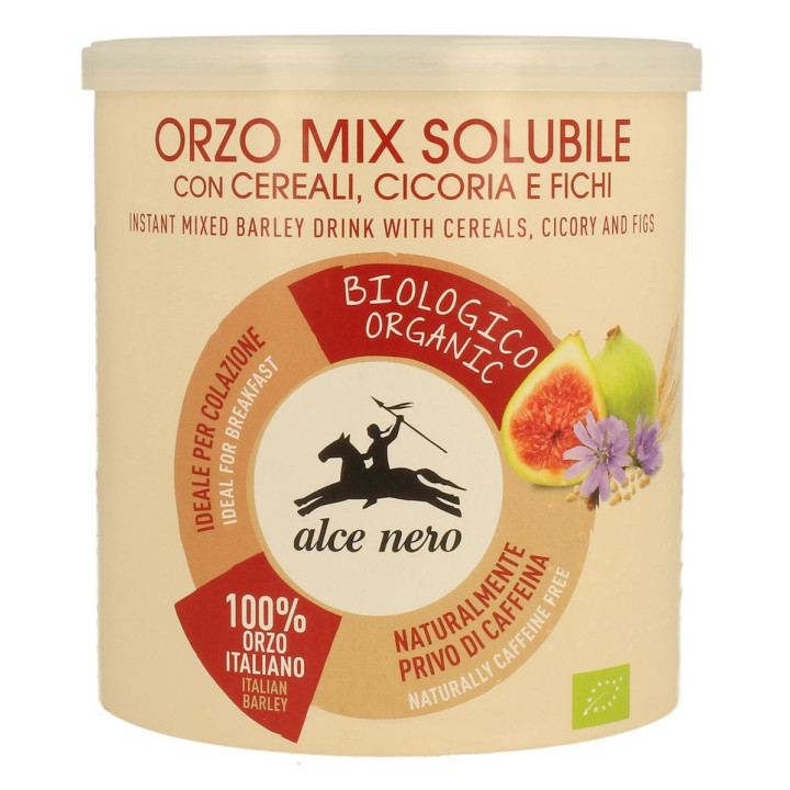 Kawa Zbożowa Instant z Cykorią i Figami BIO 125g | ALCE NERO - Ekochatka