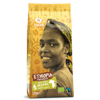 Kawa Mielona Arabica 100 % Yirgacheffe Etiopia Fair Trade BIO 250g | OXFAM FAIR TRADE - Ekochatka