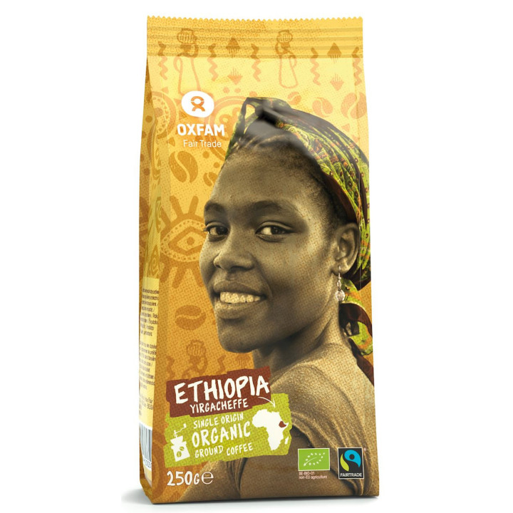 Kawa Mielona Arabica 100 % Yirgacheffe Etiopia Fair Trade BIO 250g | OXFAM FAIR TRADE - Ekochatka