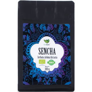 Herbata Zielona Liściasta Sencha BIO 100g | ECOBLIK - Ekochatka