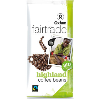 Kawa Ziarnista Arabica/robusta Wysokogórska Fair Trade BIO 250g | OXFAM FAIR TRADE - Ekochatka
