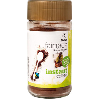 Kawa Rozpuszczalna Arabica/robusta Tanzania Fair Trade BIO 100g | OXFAM FAIR TRADE - Ekochatka