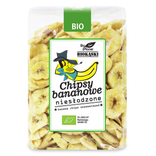 Chipsy Bananowe Niesłodzone BIO 350g | BIO PLANET - seria PRZEKĄSKI - Ekochatka